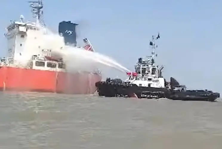 Maritime Emergency Response: Unified Taskforce Neutralizes Fire Aboard MT Meghna Traders | JAR Magazine
