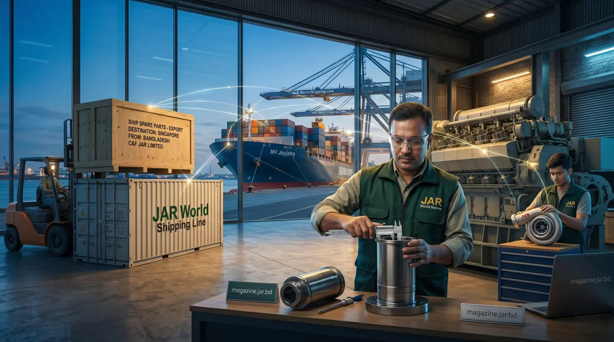 Maritime Engineering: The Strategic Rise of Ship Spare Parts Sourcing in Bangladesh | JAR Magazine