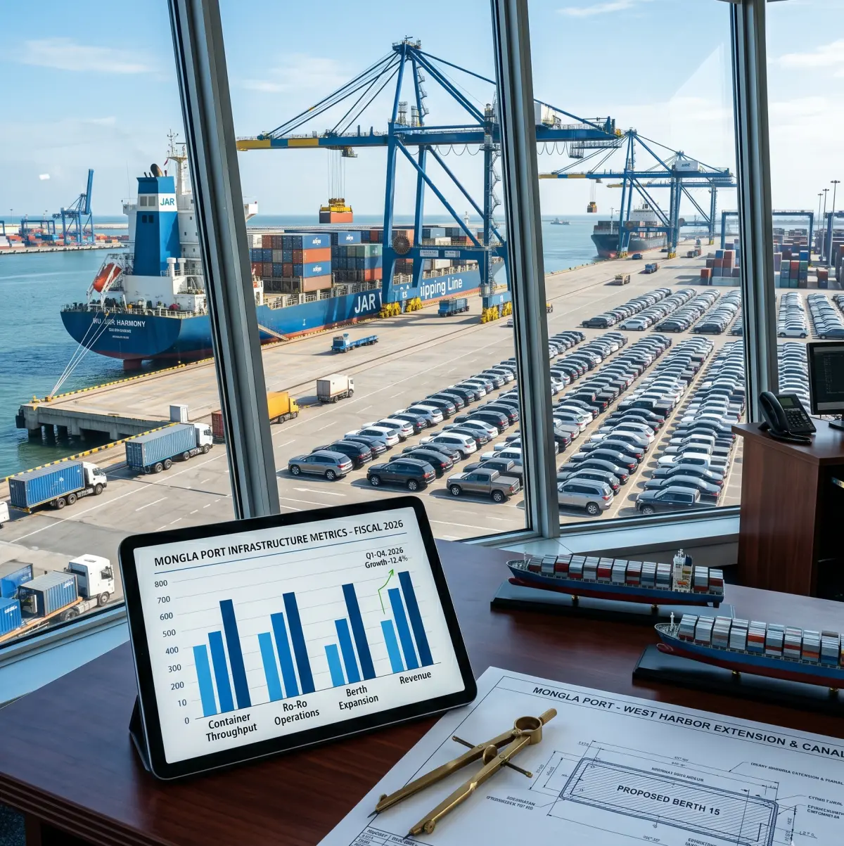 Multimodal Milestones: Analyzing Mongla Port’s Historic Expansion in Container and Automobile Import Throughput | JAR Magazine