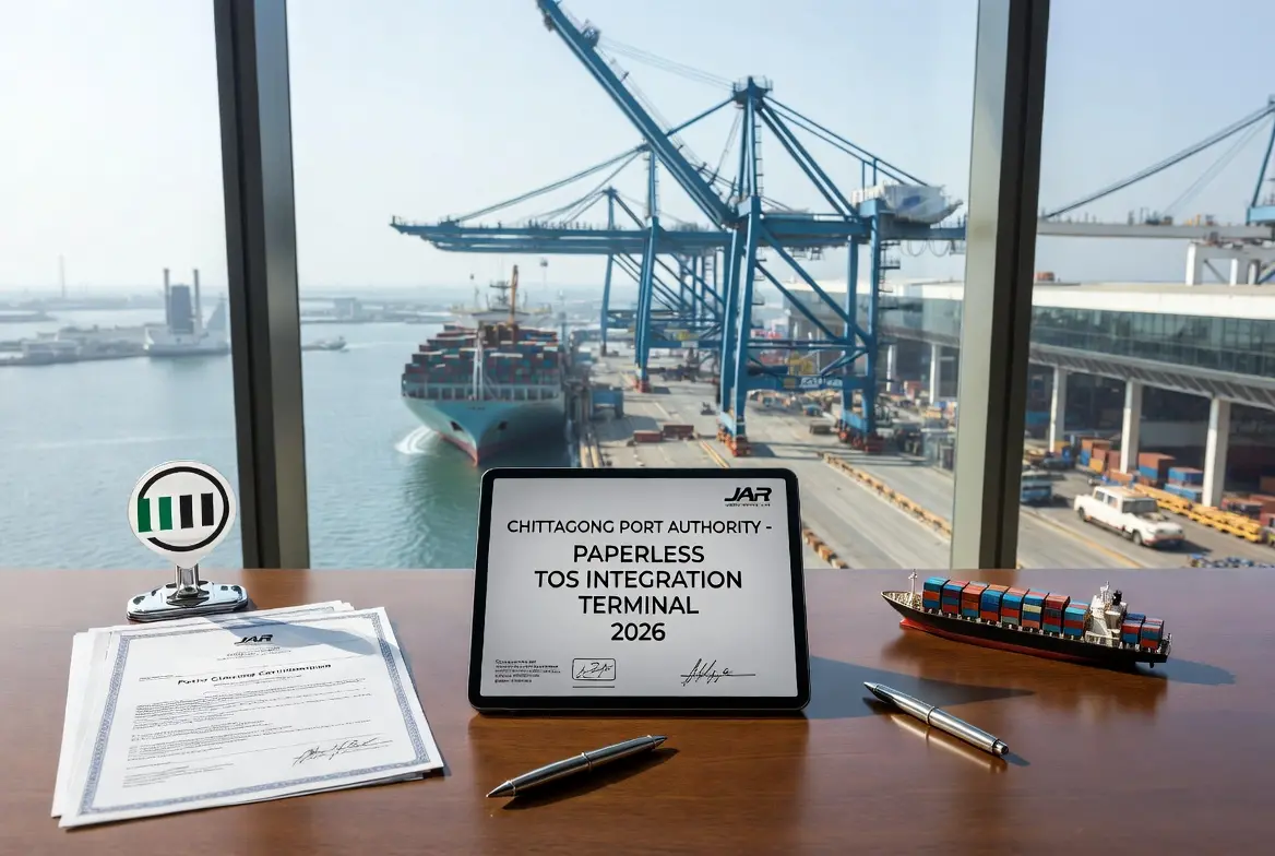 The Paperless Port Era: Chittagong Port Authority Deploys End-to-End Automated Terminal Operating System (TOS) | JAR Magazine